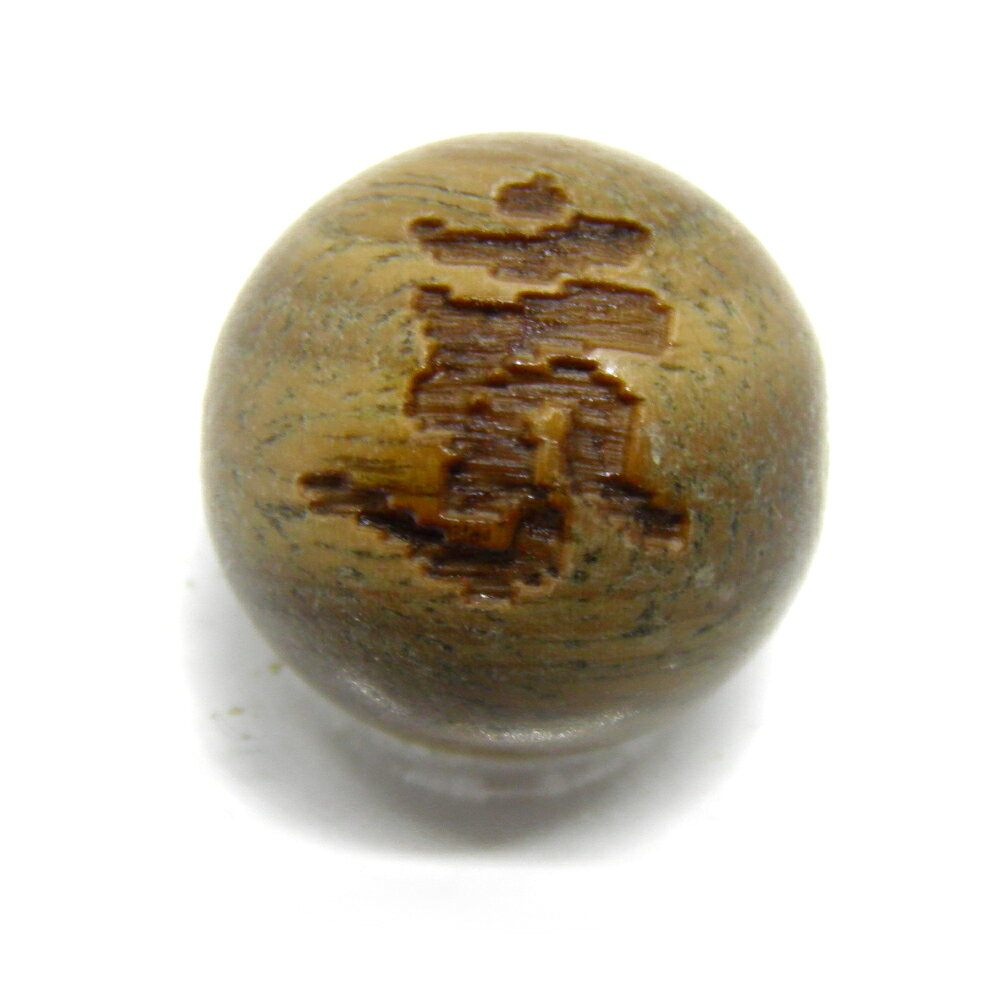 乐天商城 - 阿閃如来(あしゅく)：ウン 檀香樹 10mm 素彫り 梵字玉 【レーザー彫刻ビーズ・彫りビーズ 】木製ビーズ / 天然石、パワーストーンの専門店インペリアルオーラ おしゃれ かわいい オシャレ 可愛い プレゼント ギフト 贈り物 彫刻ビーズ 彫りビーズ