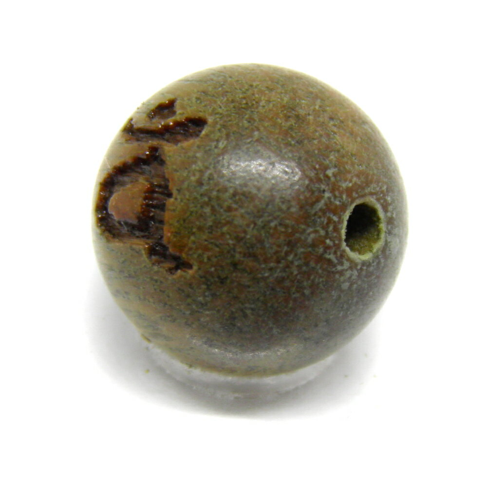 ダン・金剛利菩薩 檀香樹 梵字玉 10mm 彫刻ビーズ・彫りビーズ 手作りにオススメ！ 天然石 パワーストーン / インペリアルオーラ おしゃれ かわいい オシャレ 可愛い プレゼント ギフト 贈り物