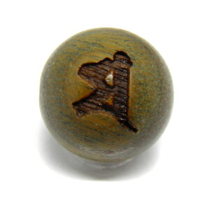 マ・大黒天/孔雀明王/摩利支天/大自在天/大力金剛菩薩 檀香樹 梵字玉 12mm 彫刻ビーズ・彫りビーズ 手作りにオススメ! 天然石 パワーストーン / インペリアルオーラ おしゃれ かわいい オシャレ 可愛い プレゼント ギフト 贈り物