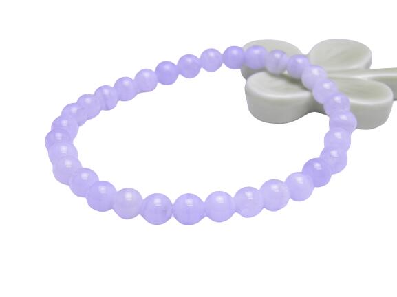 ブルーレースメノウ 数珠ブレスレット 6mm 天然石 パワーストーン 【ENDLESS_6mmブレスレット】 / インペリアルオーラ おしゃれ かわいい オシャ...