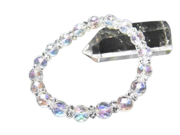 【ブレスレット】8mm オーロラクォーツ 風水 パワーストーン / インペリアルオーラ おしゃれ かわいい オシャレ 可愛い プレゼント ギフト 贈り物