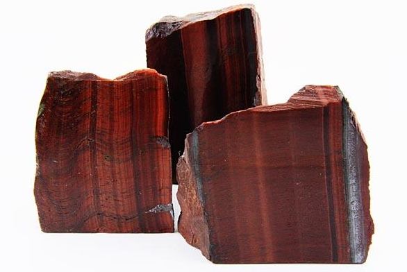 原石一面磨き レッドタイガーアイ 1個売り 天然石 パワーストーン / インペリアルオーラ おしゃれ かわいい オシャレ 可愛い プレゼント ギフト 贈り物