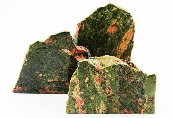 原石一面磨き ユナカイト 1個売り 天然石 パワーストーン / インペリアルオーラ おしゃれ かわいい オシャレ 可愛い プレゼント ギフト 贈り物