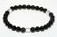 【6mmシンプル3´sブレスレット】 オブシディアン 天然石 パワーストーン / インペリアルオーラ おしゃ..