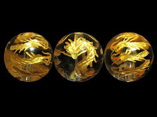 九頭龍 くずりゅう 水晶 (金色入り）12mm タイガーアイ ブレスレット 天然石 パワーストーン / インペリアルオーラ おしゃれ かわいい オシャレ 可愛い プレゼント ギフト 贈り物