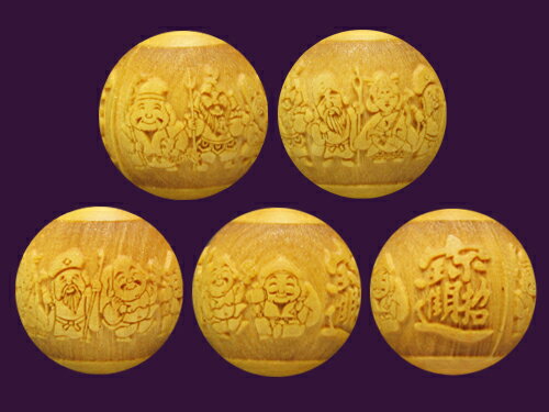 浮彫 福招き 七福神 招財進寶 ウッドビーズ 12mm 柘植 縦穴【穴あり一粒売りビーズ】 / 天然石、パワーストーンの専門店インペリアルオーラ おしゃれ かわいい オシャレ 可愛い プレゼント ギフト 贈り物