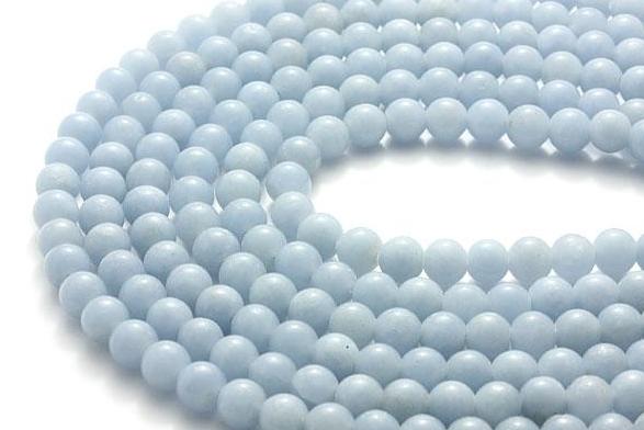 エンジェライト 6mm 一連 天然石 パワーストーン / インペリアルオーラ おしゃれ かわいい オシャレ 可愛い プレゼント ギフト 贈り物