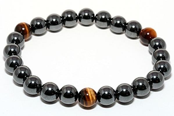磁気ヘマタイト8mmブレス タイガーアイ 天然石 パワーストーン プチギフト 転勤 退職 お礼 母の日 敬老の日 ギフト / インペリアルオーラ おしゃれ かわ...
