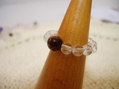 天然石 水晶 タイガーアイ リング（指輪） パワーストーン プチギフト 転勤 退職 お礼 母の日 敬老の日 クリスマス ギフト / インペリアルオーラ おしゃれ かわいい オシャレ 可愛い プレゼント ギフト 贈り物