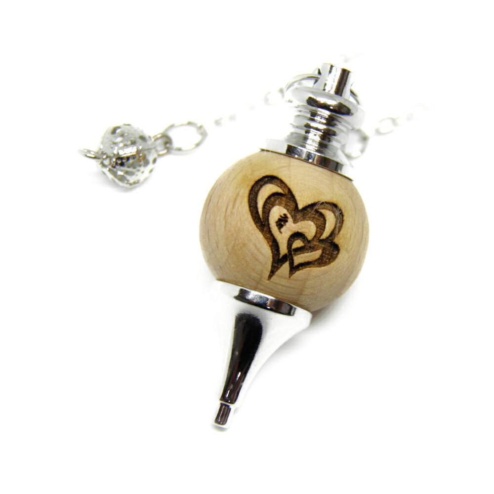 ケヤキ 欅 大粒 カーン・不動明王 ハート 20mm玉 ペンデュラム パワーストーン / インペリアルオーラ おしゃれ かわいい オシャレ 可愛い プレゼント ギフト 贈り物