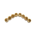 彫刻ビーズ 欅 ケヤキビーズ 20mm 素彫り タイプ4 里見八犬伝 セット売り セミラウンド 八徳「仁・義・礼・智・忠・信・孝・悌」パワーストーン / インペ...