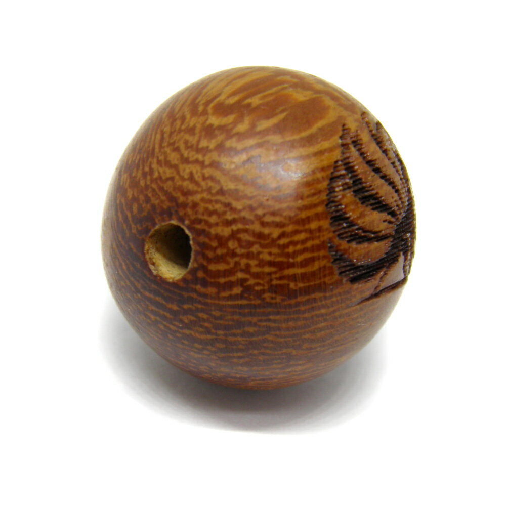 カカオ 大粒 九尾の狐 ラウンド ウッドビーズ 20mm玉ビーズ 一粒売り 天然木 パワーストーン / インペリアルオーラ おしゃれ かわいい オシャレ 可愛い プレゼント ギフト 贈り物