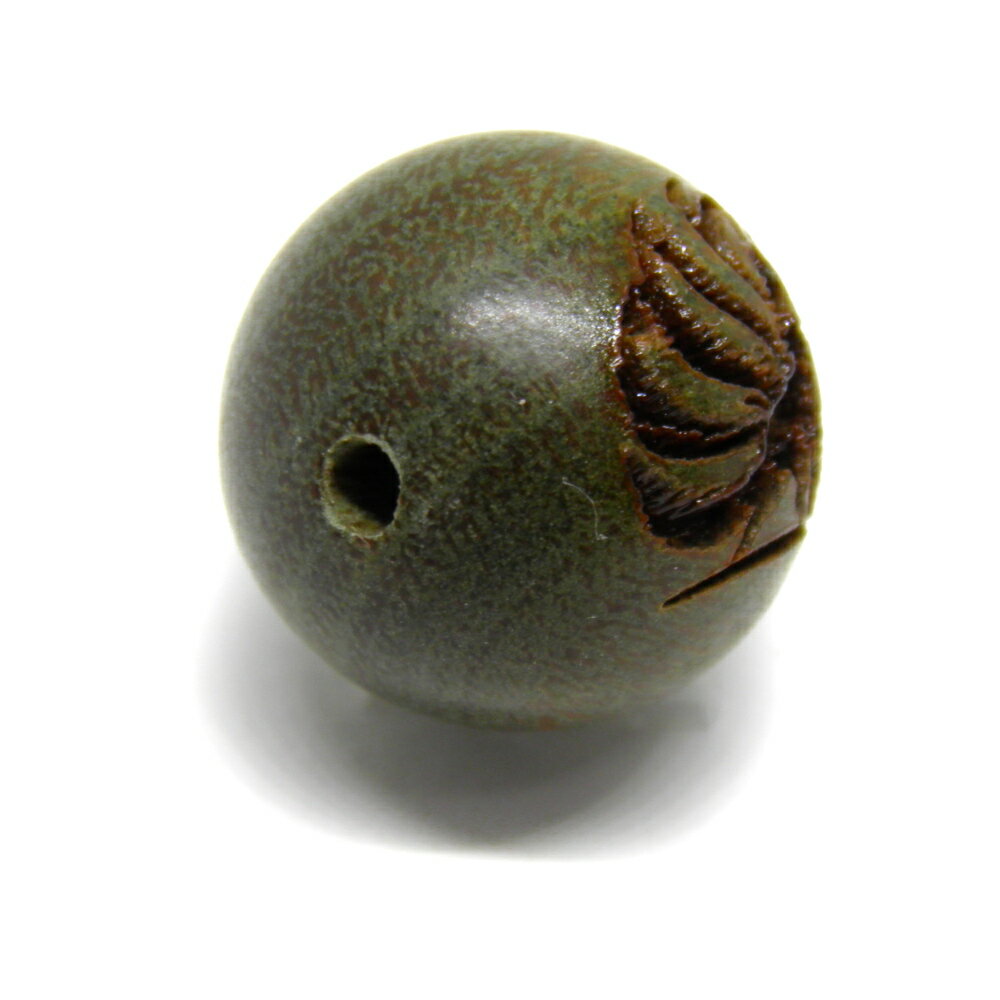 九尾の狐 檀香樹 素彫り 10mm 1粒売り 彫刻ビーズ・彫りビーズ 天然木 パワーストーン / インペリアルオーラ おしゃれ かわいい オシャレ 可愛い プレゼント ギフト 贈り物