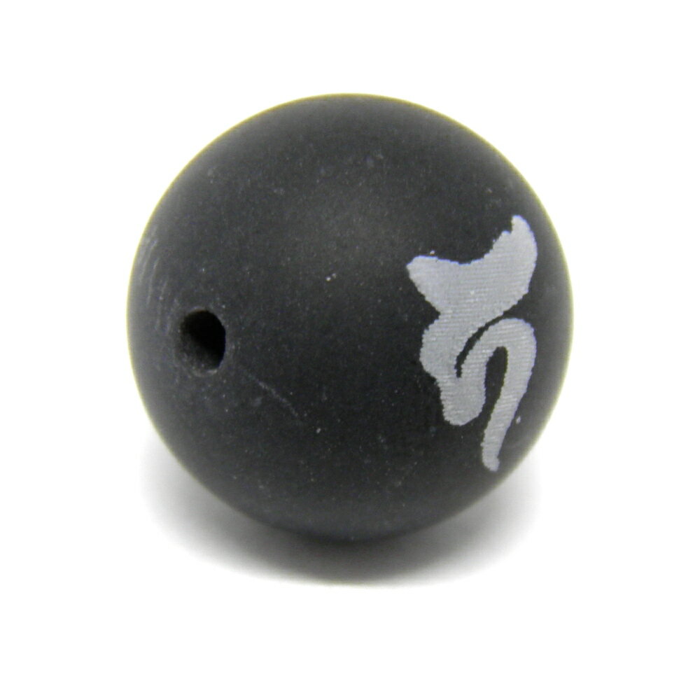 カ・地蔵菩薩 フロストオニキス 梵字玉 10mm 彫刻ビーズ・彫りビーズ 手作りにオススメ！ 天然石 パワーストーン / インペリアルオーラ おしゃれ かわいい オシャレ 可愛い プレゼント ギフト 贈り物