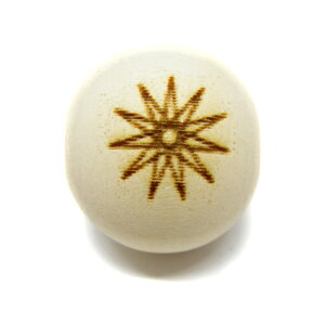 Hendecagram エンデカグラム 栂 ツガ 大粒 十一芒星 ビーズ 20mm玉ビーズ セミラウンド 横穴 一粒売り パワーストーン / インペリアルオーラ おしゃれ かわいい オシャレ 可愛い プレゼント ギフト 贈り物
