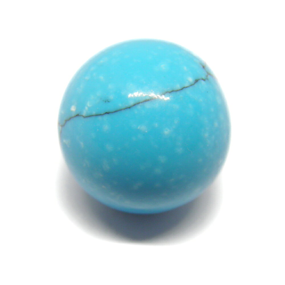 【丸玉 スフィア】 丸玉 12mm ターコイズ 【穴なし一粒売りビーズ】 スフィア 風水 パワーストーン / インペリアルオーラ おしゃれ かわいい オシャレ 可愛い プレゼント ギフト 贈り物