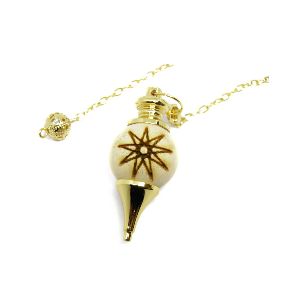 ツガ 栂 大粒 九芒星 Enneagram エニアグラム 20mm玉 ペンデュラム パワーストーン / インペリアルオーラ おしゃれ かわいい オシャレ 可愛い プレゼント ギフト 贈り物