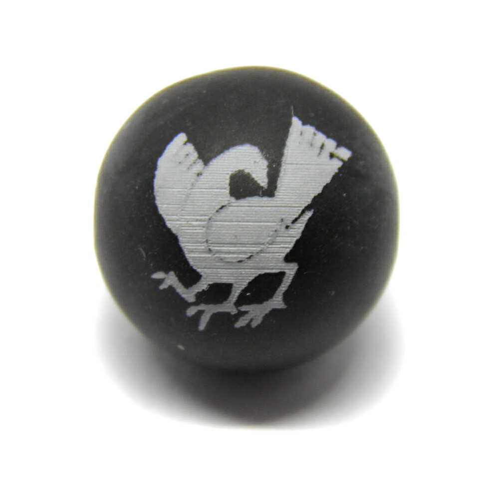 ヤタガラス 八咫烏 フロストオニキス 白彫り 12mm 【穴あり一粒売りビーズ】天然石 パワーストーン / インペリアルオーラ おしゃれ かわいい オシャレ 可愛い プレゼント ギフト 贈り物