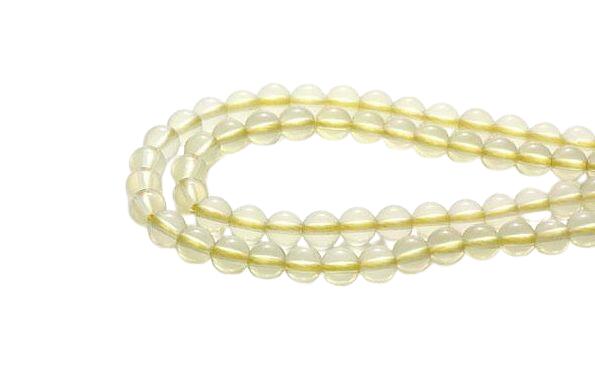 イエローミルキークォーツ 6mm玉 一連 パワーストーン / インペリアルオー...