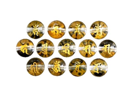 十三仏 両面 水晶セット 10mm 天然石 パワーストーン / インペリアルオー...