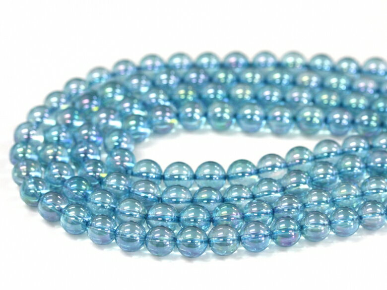 アクアオーラ 10mm 一連 風水 パワーストーン / インペリアルオーラ おし...