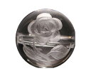 彫刻ビーズ 薔薇(バラ) 彫り水晶12mm 1粒売り バラ売り 手作りにオススメ! 天然石 パワーストーン / インペリアルオーラ おしゃれ かわいい オシャレ...