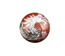 龍 龍紋メノウ手彫り玉・銀色入り 10mm 【彫刻 一粒売りビーズ】 天然石 パワーストーン / インペリアルオーラ おしゃれ かわいい オシャレ 可愛い プレ...