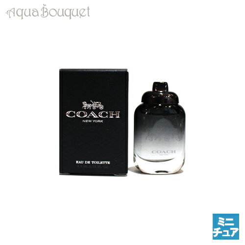 ＼9/1限定！11％OFFクーポン／コーチ ニューヨーク フォーメン オードトワレ 4.5ml COACH NEW YORK FOR MEN EDT（ミニチュア香水）