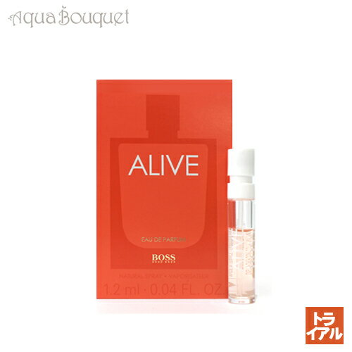 ヒューゴボス ヒューゴボス アライブ オードパルファム 1.2ml 香水 レディース 正規取扱店 ボトル HUGO BOSS ALIVE EDP FOR HER（トライアル香水）