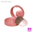 \P5倍+最大400円OFFクーポン/ブルジョワ ポット ブラッシュ パステル ジュ 74 ローズ アンブレ 2.5g BOURJOIS Little Roun...