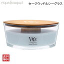\P5倍+300円OFFクーポン/ウッドウィック ハースウィック L セージウッド&シーグラス KAMEYAMA CANDLE WOOD WICK SAGEWO...