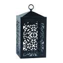 \P5倍/スクロール キャンドル ウォーマー ランタン (ジャーM L専用 替用電球1個付き) ブラック SCROLL CANDLE WARMER LANTER...