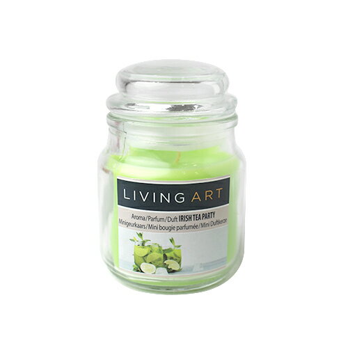 ＼6/1限定！500円OFFクーポン発行中／リビングアート ミニキャンドル アイリッシュ ティー パーティー 90g LIVING ART SCENTED MINI CANDLE IRISH TEA PARTY