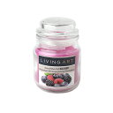 リビングアート ミニキャンドル ワイルド ベリー 90g LIVING ART SCENTED MINI CANDLE WILD BERRY