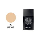 【4/1限定ポイント最大13倍！】シャネル ウルトラ ル タン ベルベット 30ml ＃20ベージュ( 20 BEIGE ) SPF15 CHANEL ULTRA LE TEINT VELVET