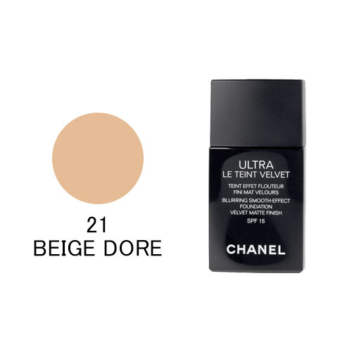 シャネル ウルトラ ル タン ベルベット 30ml ＃21ベージュ ドレ ( 21 BEIGE DORE ) CHANEL ULTRA LE TEINT VELVET SPF15