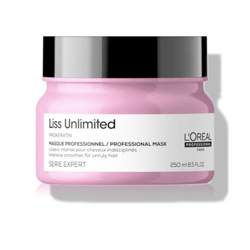 ロレアル プロフェッショナル セリエ エクスパート リスアンリミテッド マスク 250ml L'OREAL PARIS SERIE EXPERT LISS UNLIMITED INTENSE SMOOTHING MASQUE  