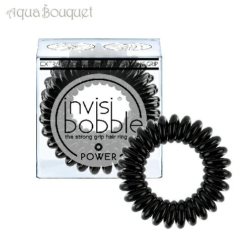 インヴィジボブル ヘアゴム パワー スルー ブラックINVISIBOBBLE POWER TRUE BLACK  