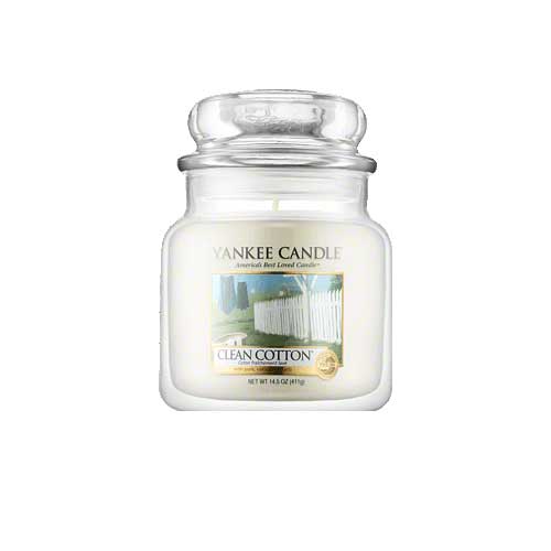 ヤンキーキャンドル ヤンキー キャンドル クリーン コットン ジャーM ハウスウォーマー 411g YANKEE CANDLE CLEAN COTTON HOUSEWARMER