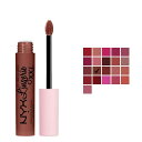 ニックス リップランジェリー XXL マット リキッドリップスティック ロー カップ (LOW CUT) 4ml NYX LIP LINGERIE XXL MATTE LIQUID LIPSTICK