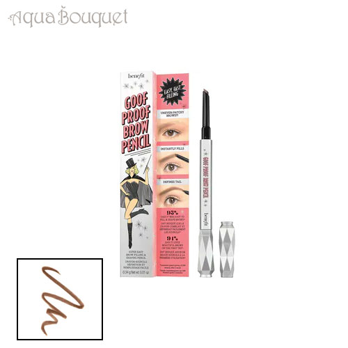 ＼6/4~P5倍+500円クーポン発行中／ベネフィット グーフ プルーフ アイブロウ ペンシル 0.34g (3.5 NEUTRAL MEDIUM BROWN) BENEFIT GOOF PROOF EYEBROW PENCIL