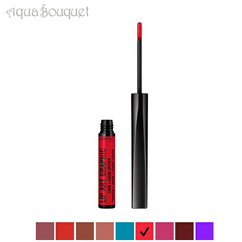 \100円OFFクーポン!期間限定/リンメル リップ アート グラフィック トレーサー リキッドリップ ホットスポット ( 610 HOT SPOT ) RIM...