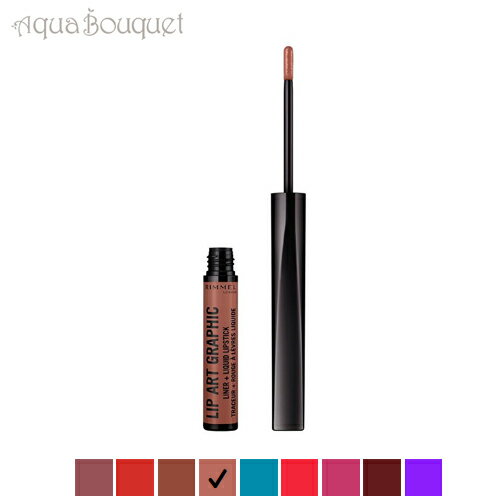 \100円OFFクーポン!期間限定/リンメル リップ アート グラフィック トレーサー リキッドリップ ラセイ ( 720 LACEY ) RIMMEL LIP...