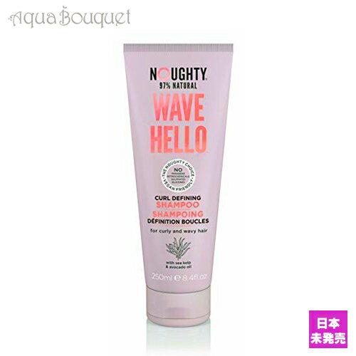 【マラソン期間限定！ポイント10倍】ノーティー ウエーブ ハロー シャンプー（パーマヘア用）250ml NOUGHTY WAVE HELLO CURL DEFINING SHAMPOO [5147] [3F-N2]