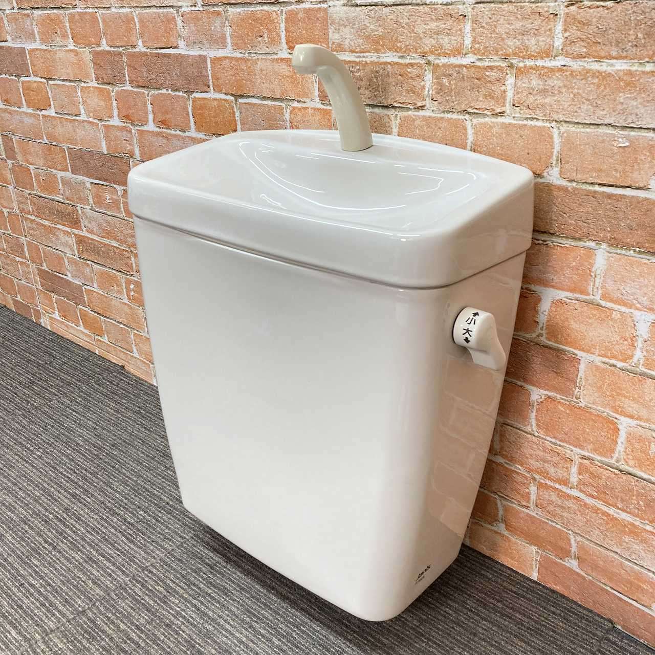 ☆SALE☆【中古品】【美品】 Janis(ジャニス) 洋式 トイレ便器 ロータンクと蓋のセット 「T78UL」 #BN8(オフホワイト) 14G062405