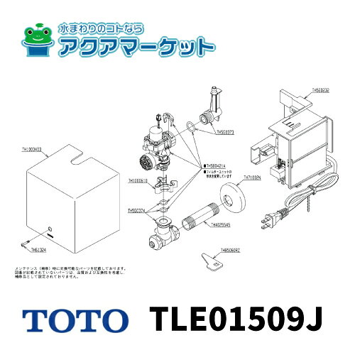 Rakuten - ▼正規品・即納・在庫あり▼TLE01509J　TOTO　自動水栓機能部 単水栓 AC100V 手動