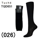 20%OFF セール グンゼ Tuche レディース ハイソックス 靴下 綿混 オールシーズン ひざ下丈 消臭 デオドラント ベーシック プレーン 23-24セ...