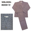 WELDON ウエルドン 長袖 パジャマ メンズ 綿100% 前開き ネル ガンクラブチェック 送料無料 誕生日 父の日 プレゼント 実用的 最適 ルームウエア ナイトウエア 紳士 人気 ブランド 男性 大人 ダンディ 本物志向 団塊世代 年間 50代 60代 70代 80代 本格 快適設計 お洒落