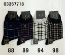 ナイガイ DAKS ダックス タータンチェック ソフト口ゴム クルー丈 レディース ソックス 婦人 靴下 23-24センチ 日本製 カジュアル 綿混 ブランド ...