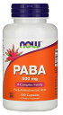 NOW　PABA（パラアミノ安息香酸） 500mg 100粒